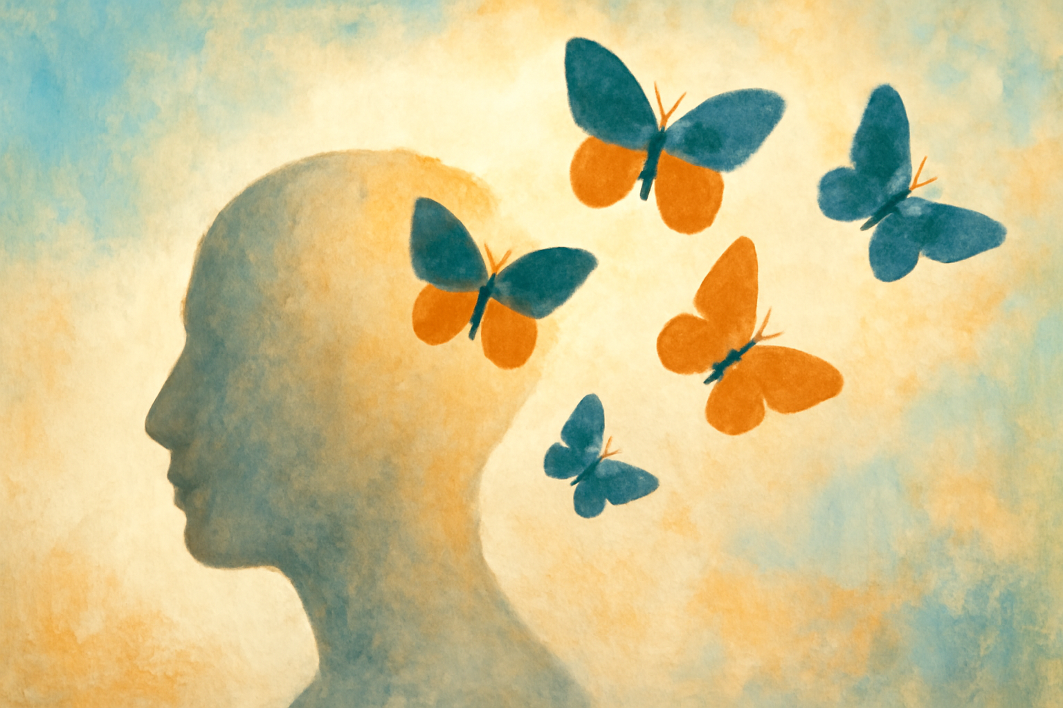 Colorful graphic about ADHD: overview, symptoms, diagnosis, treatments and support resources.