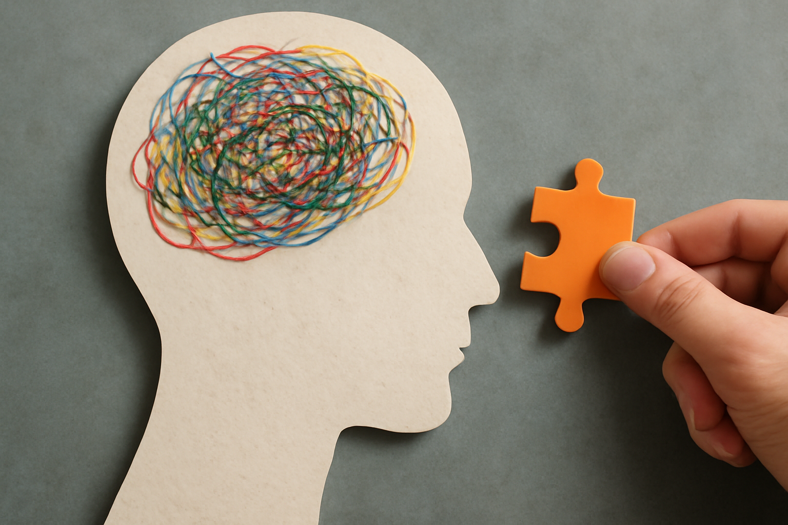 Brain with icons for ADHD overview, symptoms, diagnosis, treatments, and support resources.