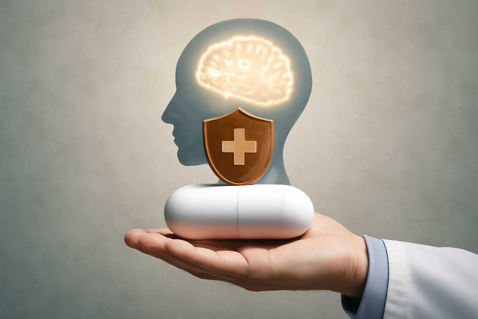 Pill bottle beside the benzodiazepines safety guide detailing uses, benefits, risks, and safe use.