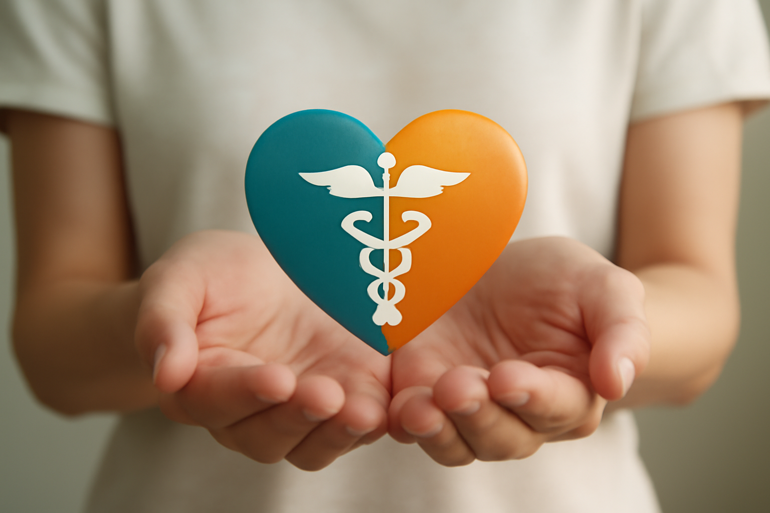 Person meditating beside a mood tracker, herbal tea, and healthy meal for mind body balance.