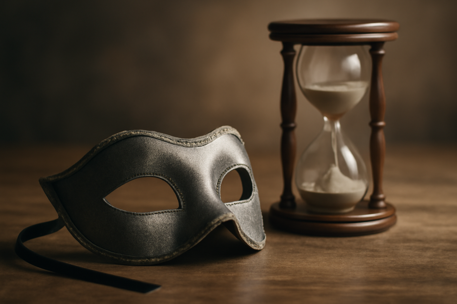 Person at a desk with notes, reflecting control masquerading as preparedness and uncertainty.