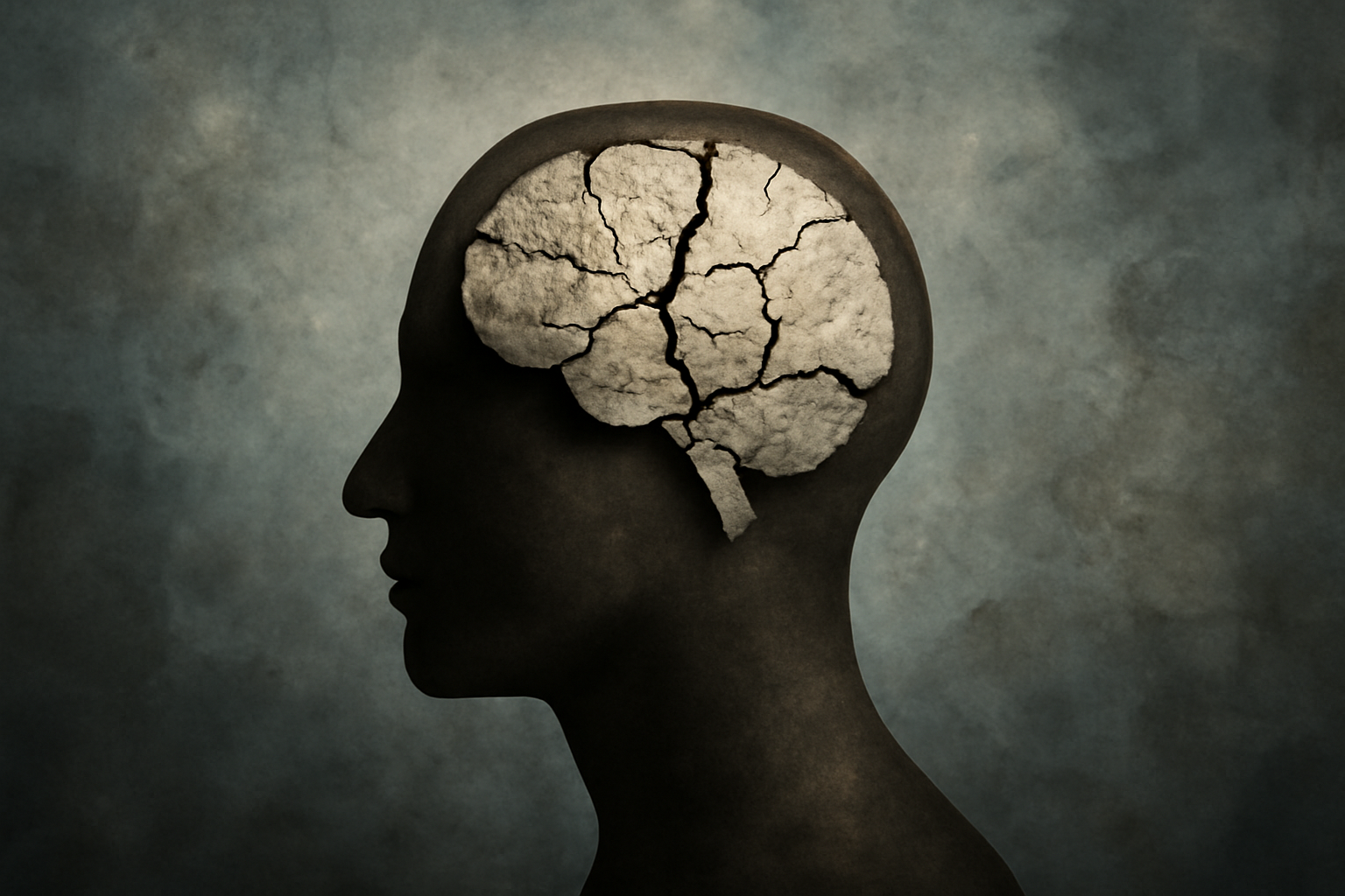 Adult sits in a calm room, looking at notes about CPTSD diagnosis, treatment, and recovery.