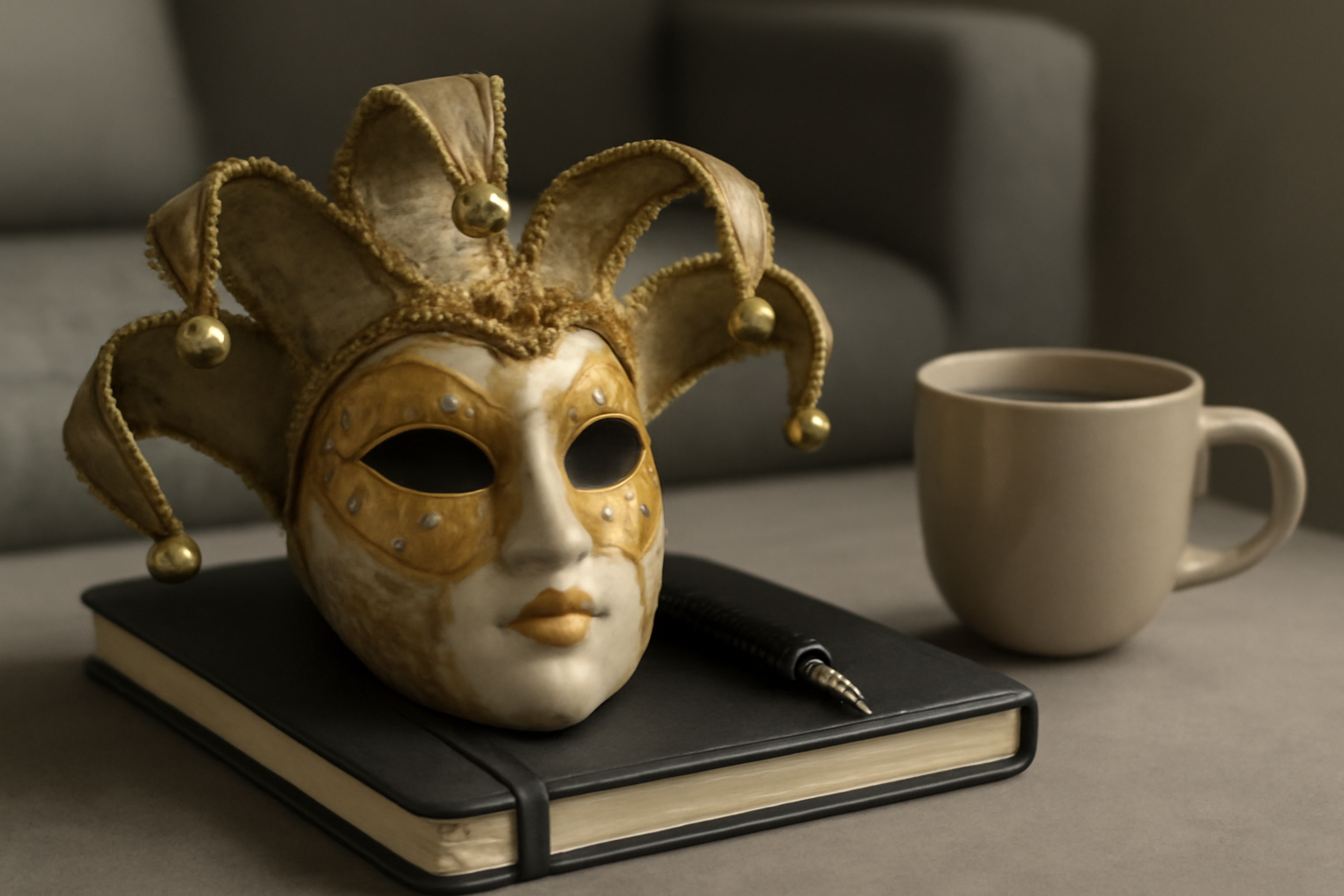 Therapy session with a calm counselor, reflecting on control, preparedness and uncertainty.