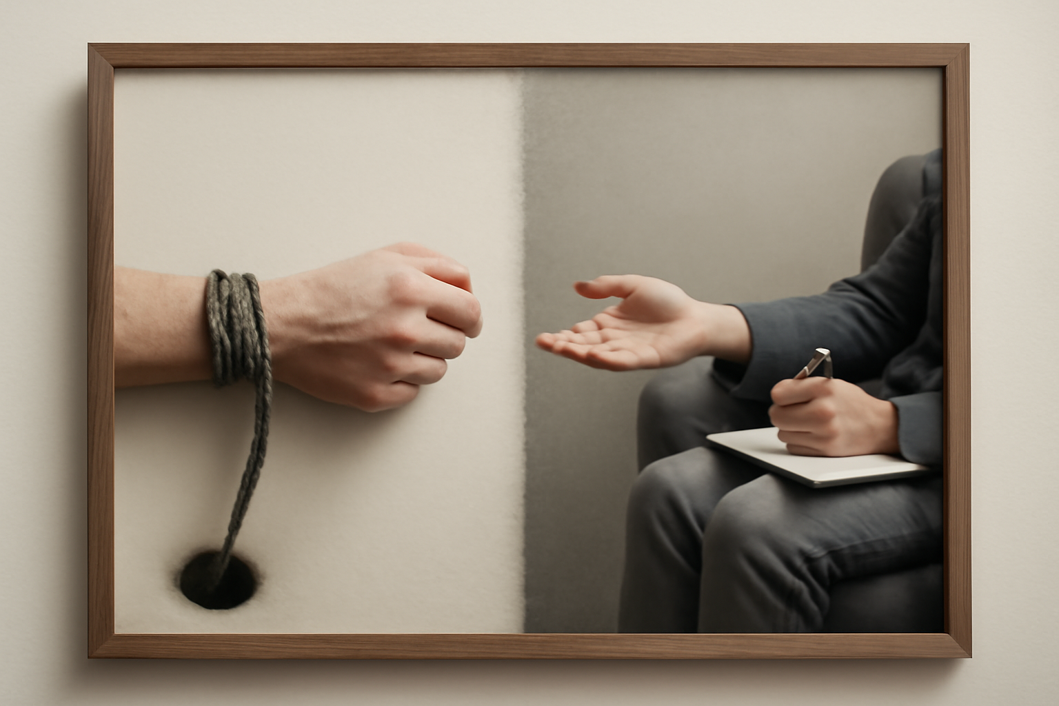 Therapist guides a client in setting boundaries to heal draining relationships.