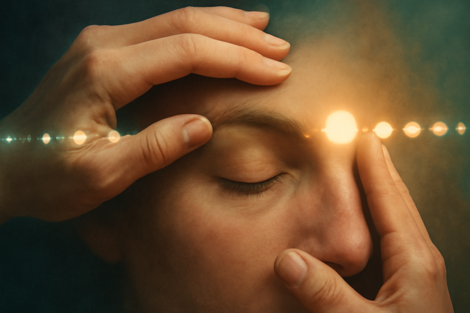 Person seated calmly during an EMDR therapy session focused on PTSD healing and trauma regulation.