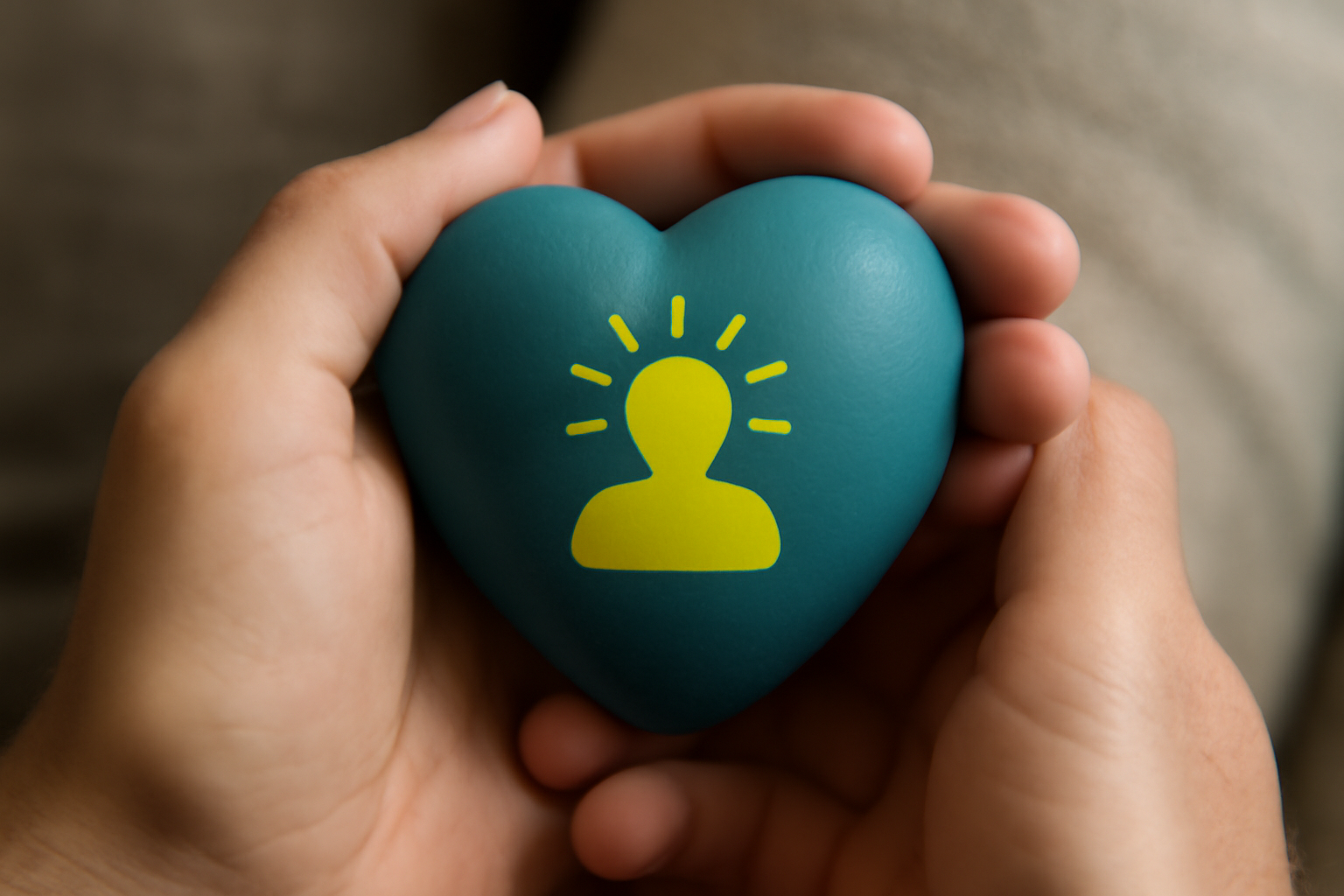 Person at a desk journals with notebook and cup; Coping with Depression: Evidence-Based Skills for Lasting Change.