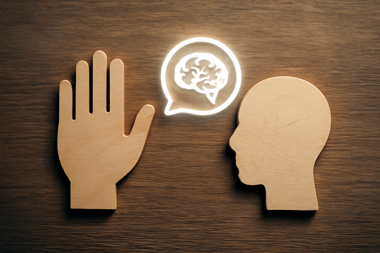 Person uses a laptop for an online therapy session, with the Accessible Mental Health Support guide.