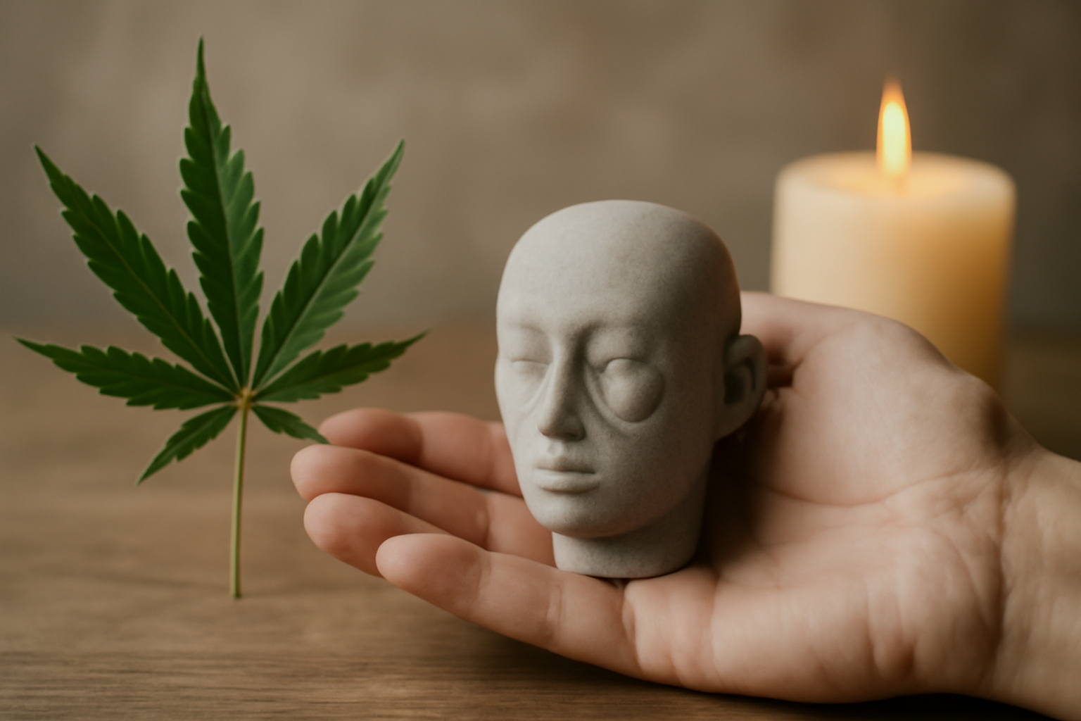 Person meditating outdoors beside trees for Complementary Approaches to Holistic Mental Health.