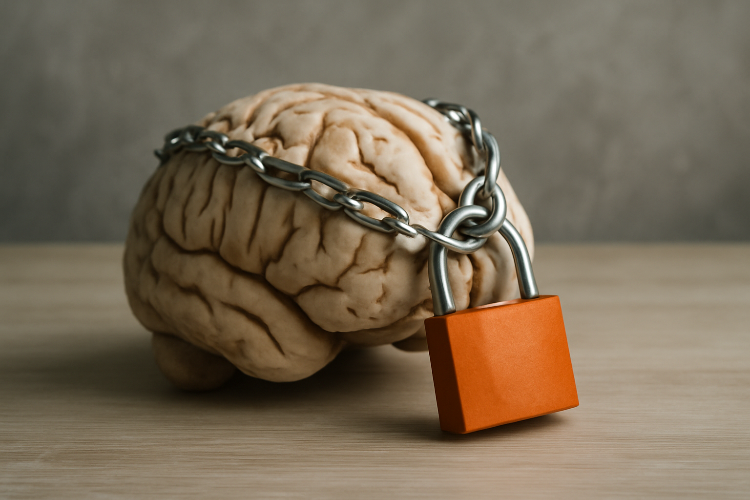 Patient in a clinic discusses mental illness with a clinician, addressing safety and care access.