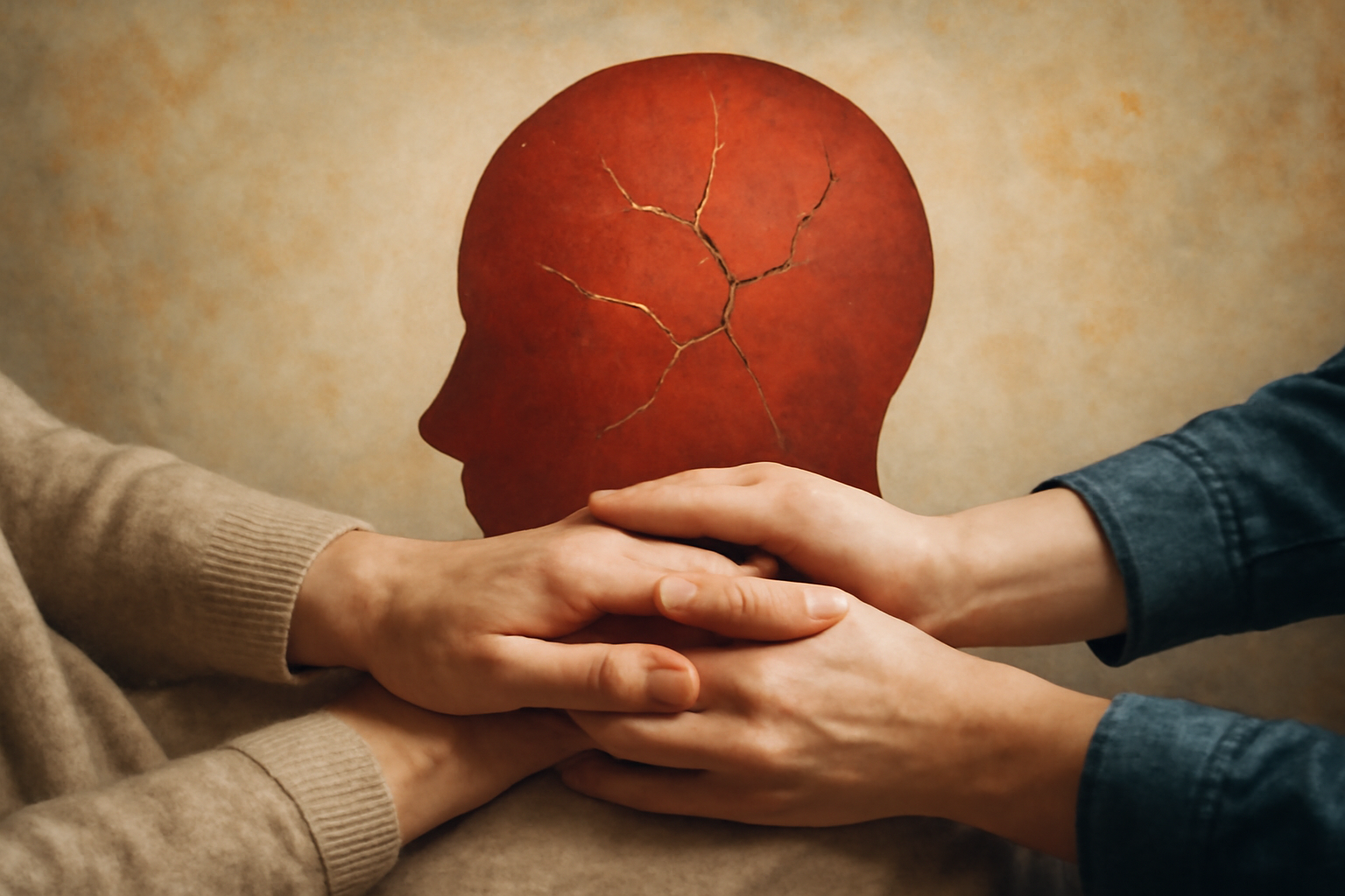 Person sits in a therapy room, reflecting on healing emotional suppression through trauma therapy