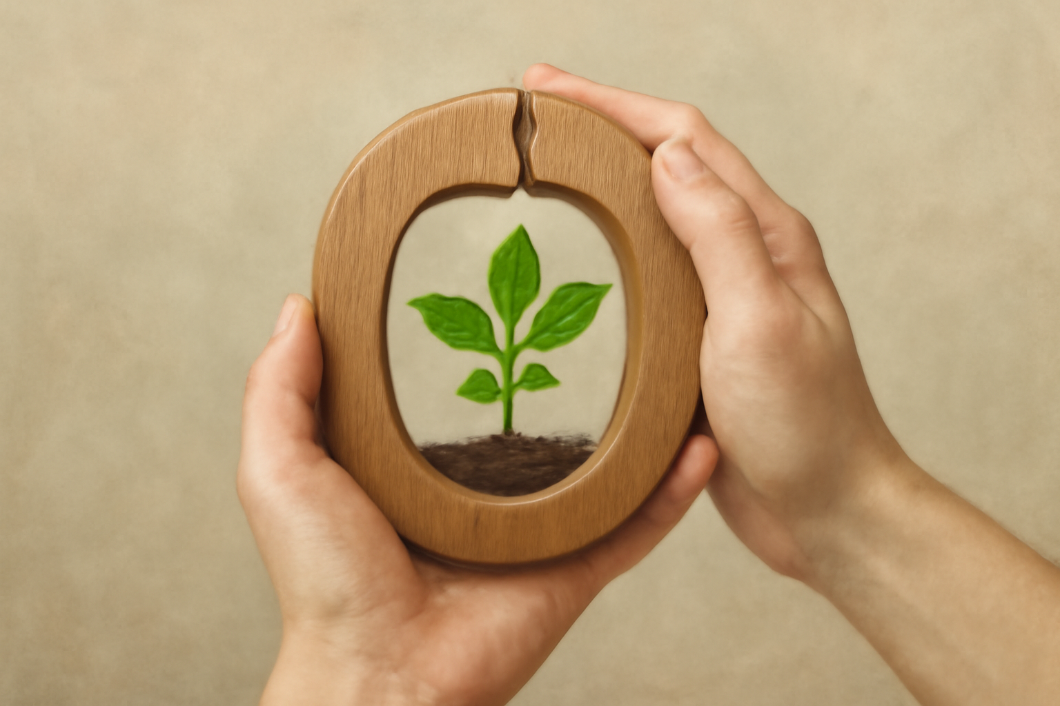 Calm caregiver guides a young person toward safety and selfhood for Healing from Growing Up Fast.