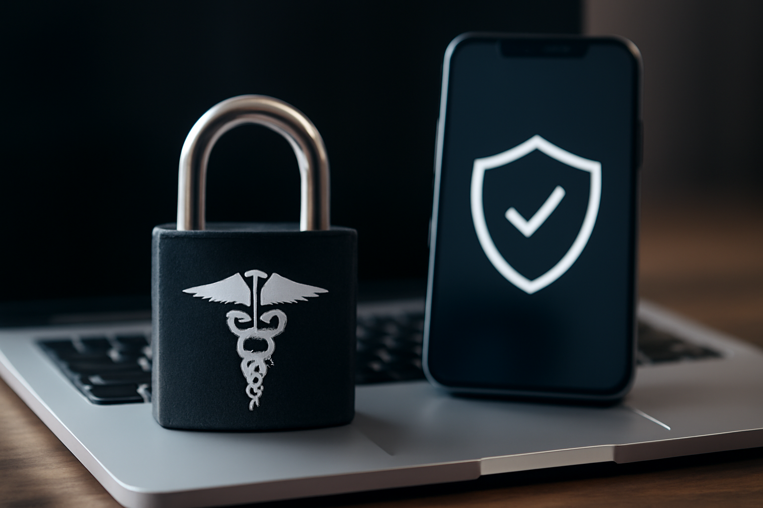 Doctor and patient on a video call through a secure telehealth platform; HIPAA compliance guide.