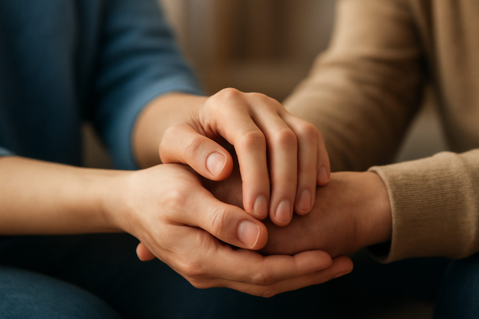 People in a circle share support; from A Practical Guide to Peer Support Concepts and Applications