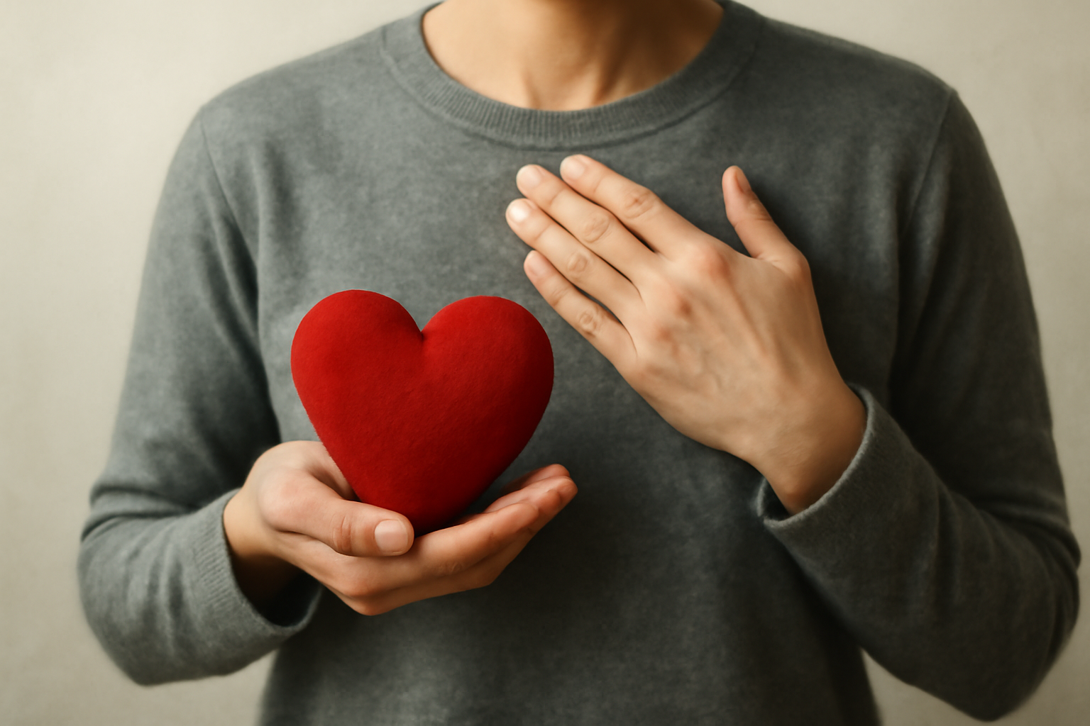 Calm person meditating in a cozy space; Managing Inward Anger with Self Compassion and Emotion Regulation.
