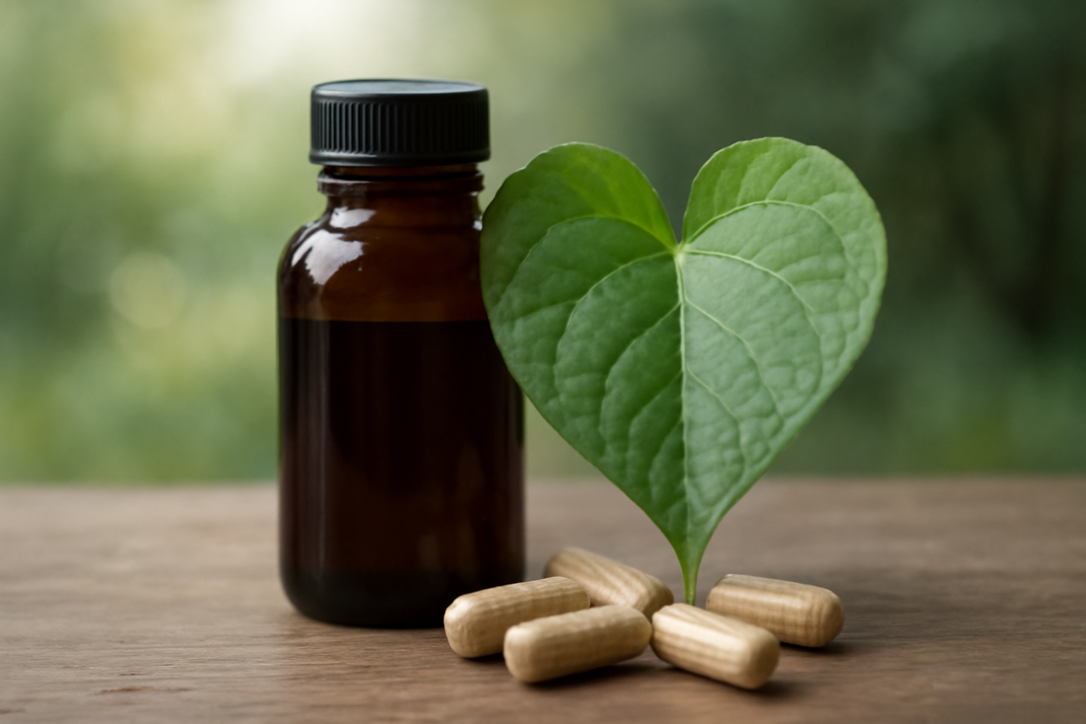 Calm person practicing deep breathing with notes on natural remedies for panic disorder.