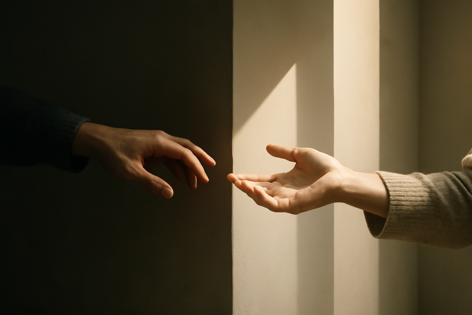 A person sits calmly in a cozy room, reflecting on emotional avoidance and authentic independence.