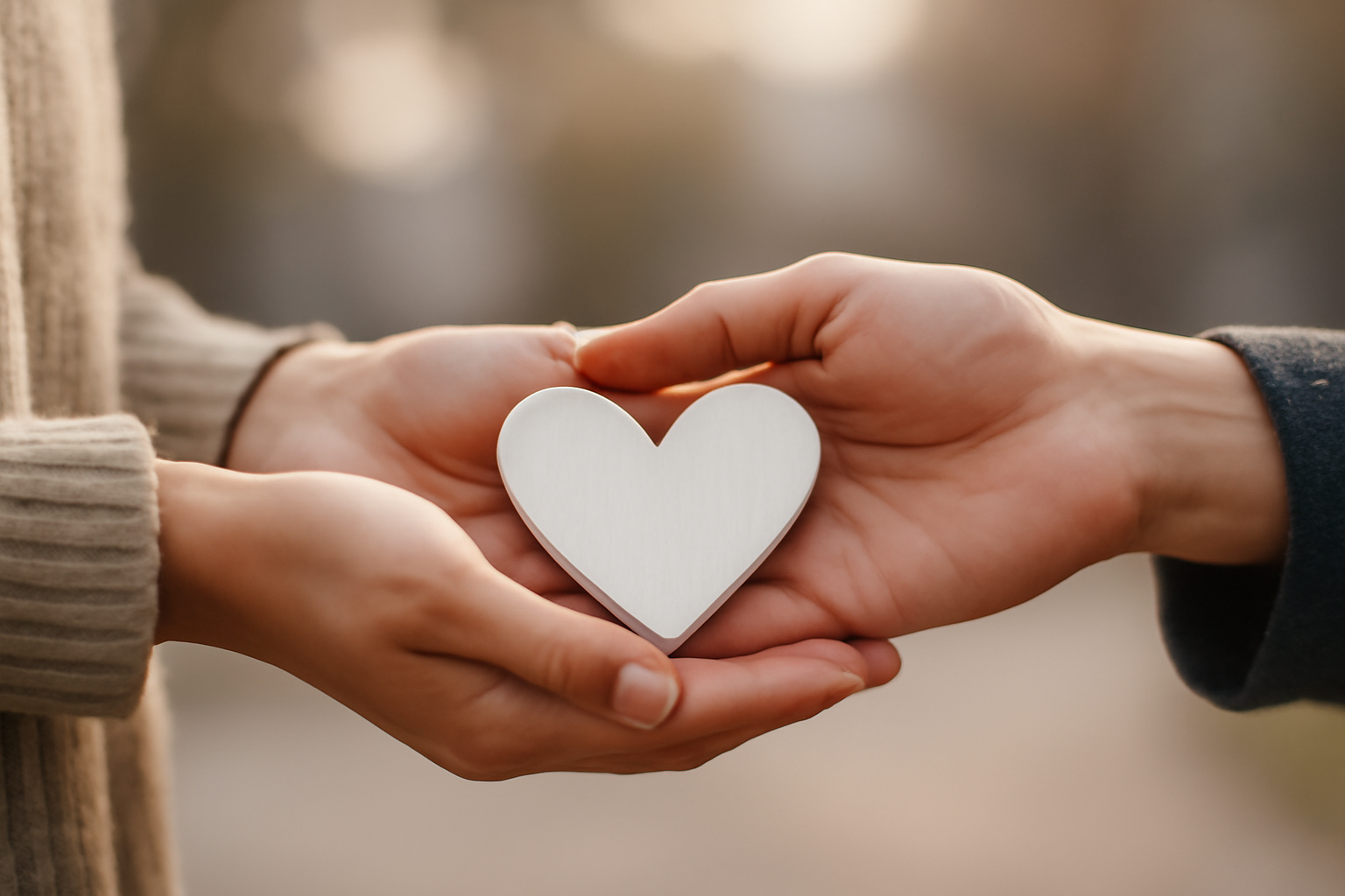 Two people listen calmly, building trust in relationships for emotional wellbeing and healthy connection.