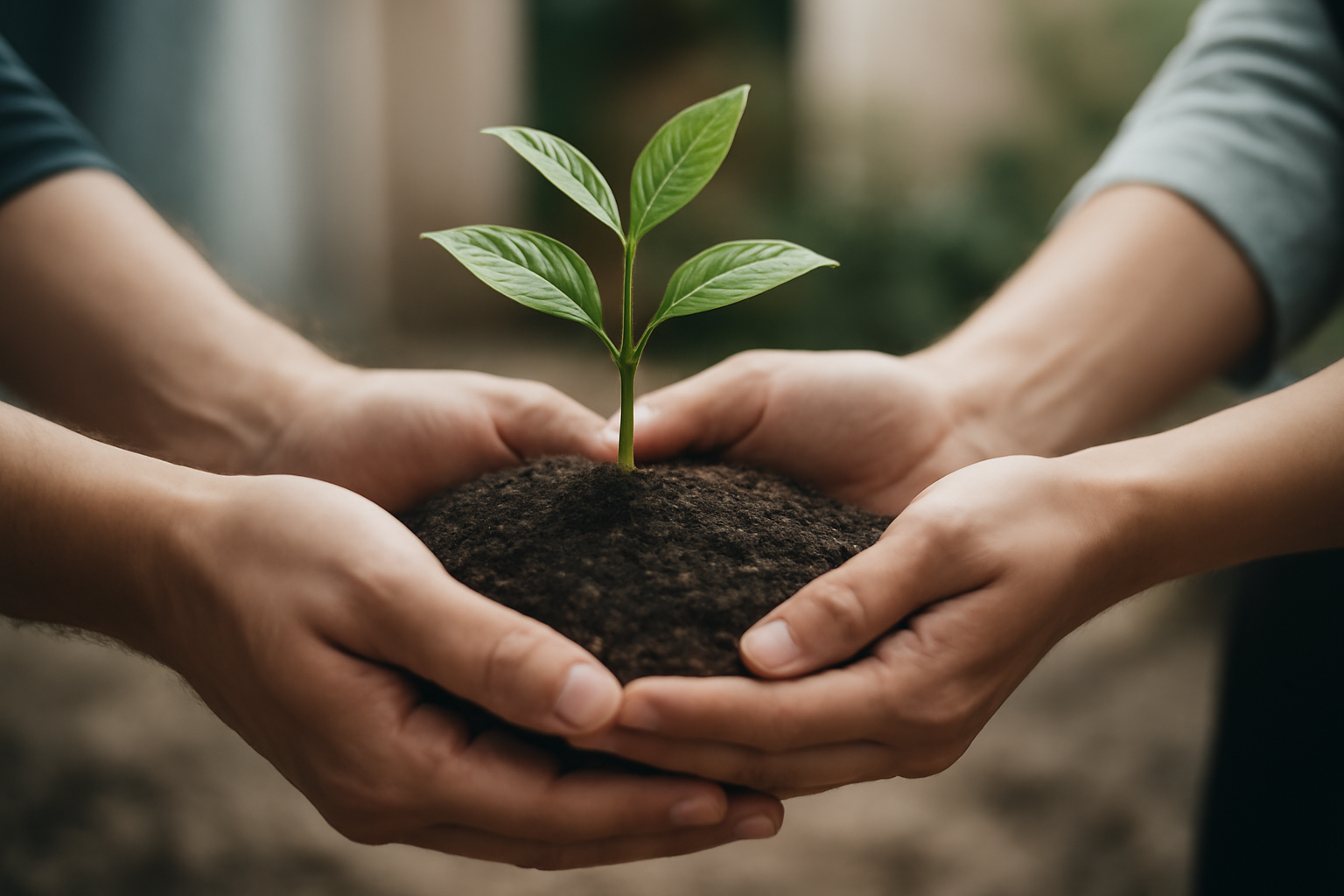 Therapist in a cozy office with plants and a laptop, showing sustainable private counseling practice.