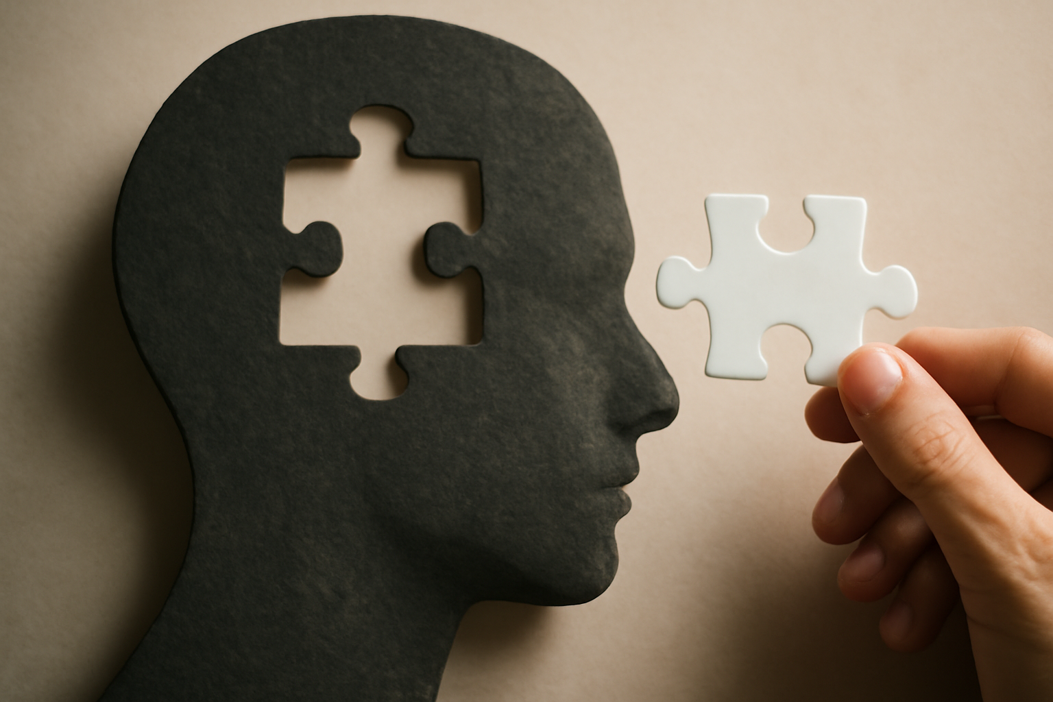 Person meditating with a brain icon and checklist, Understanding Mental Health: Key Aspects and Tips.