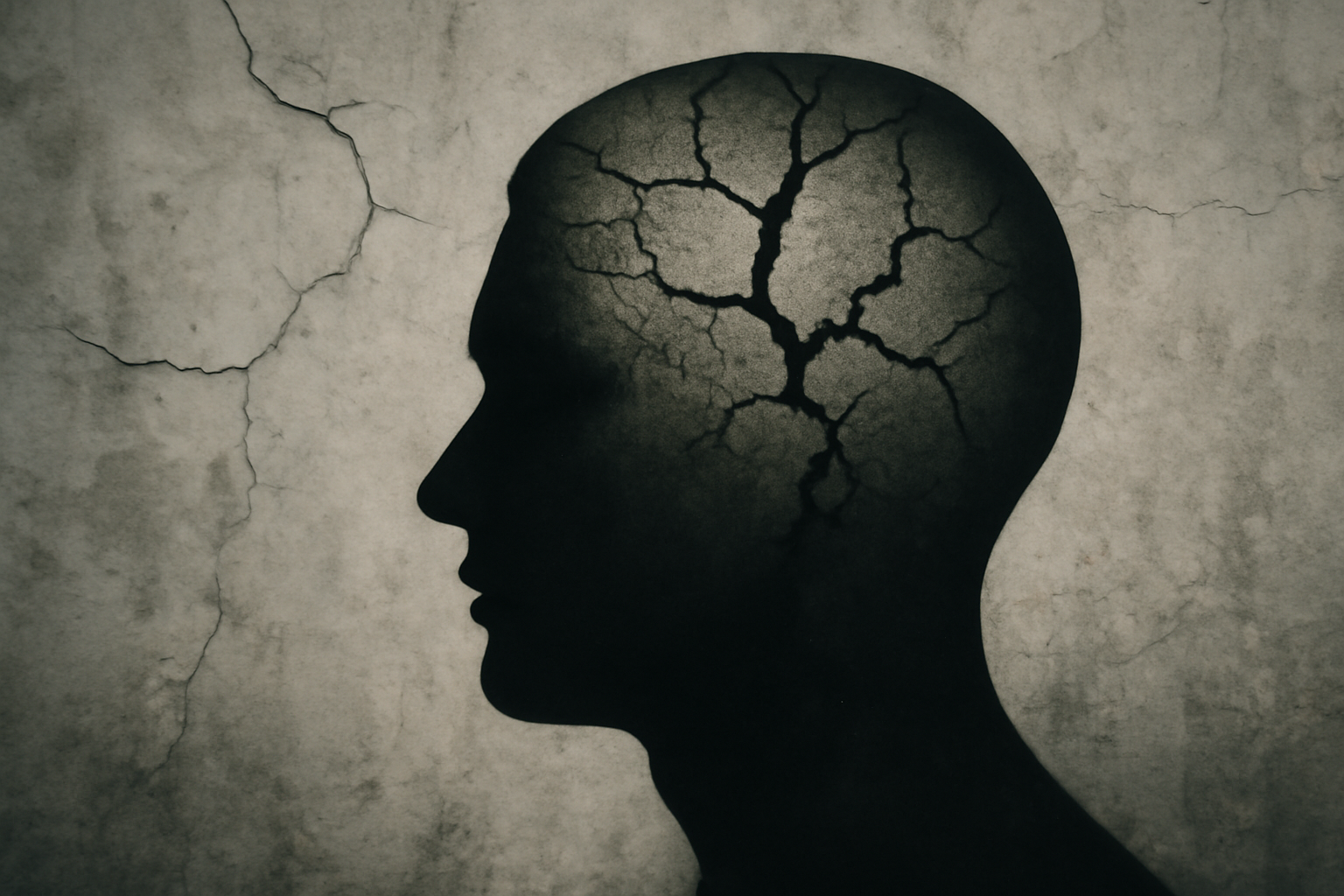 Person beside a brain image with icons for facts, myths, diagnosis, treatment, and living with schizophrenia.