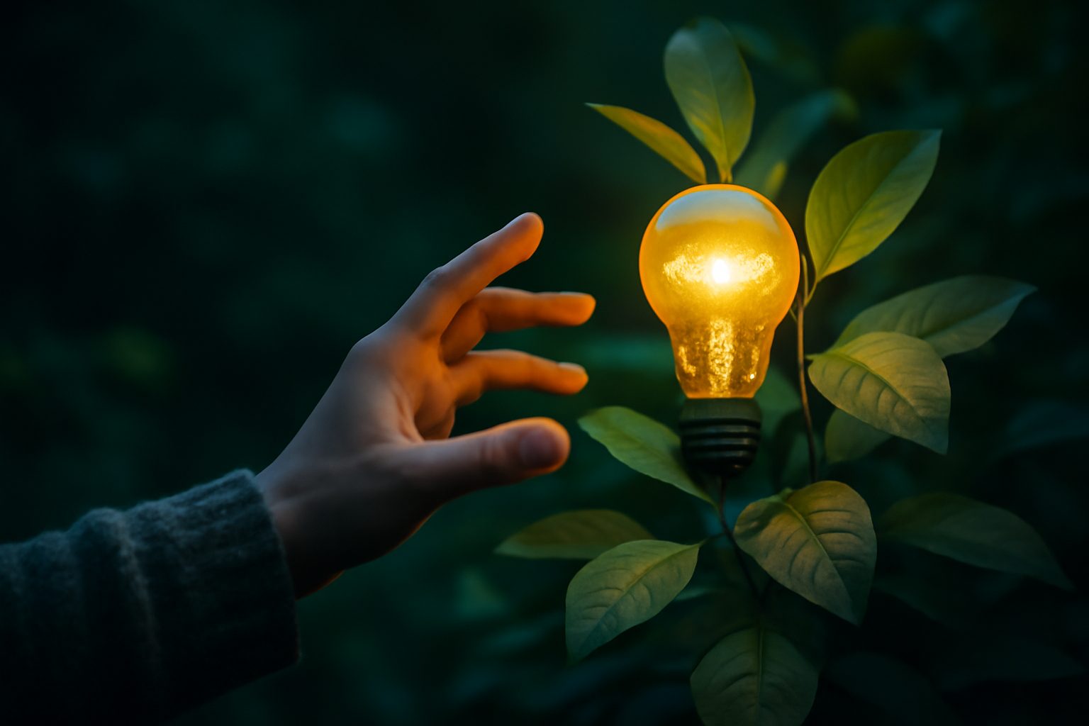 Person meditating beside brain health chart, plants, and notes on evidence-based depression wellness.