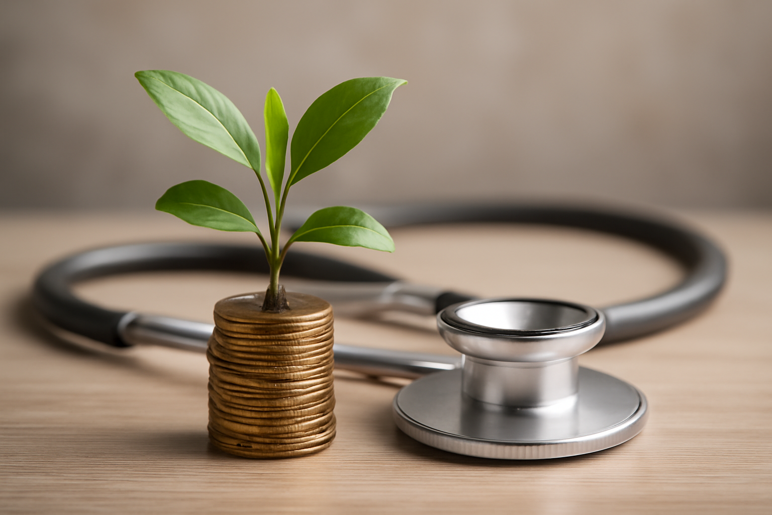 Psychiatrist in a bright clinic reviews a growth plan for Grow a Profitable Psychiatry Private Practice with Smart Planning.