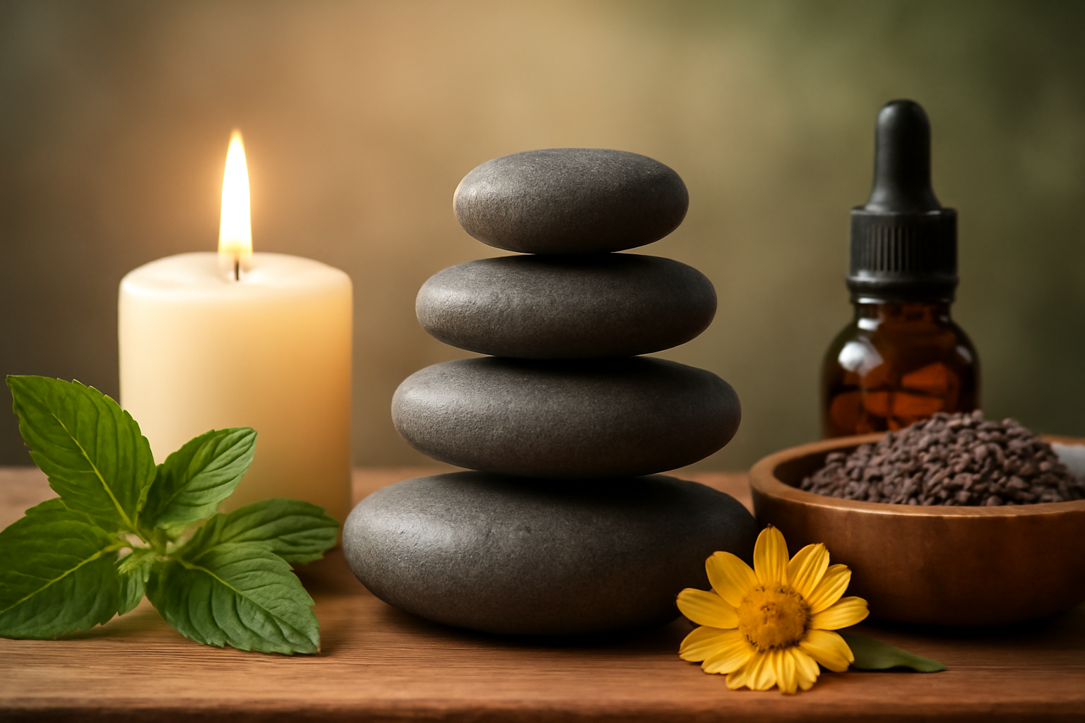 Blog post cover for Integrative Mental Health Therapies for Better Mood and Wellbeing: calm desk.