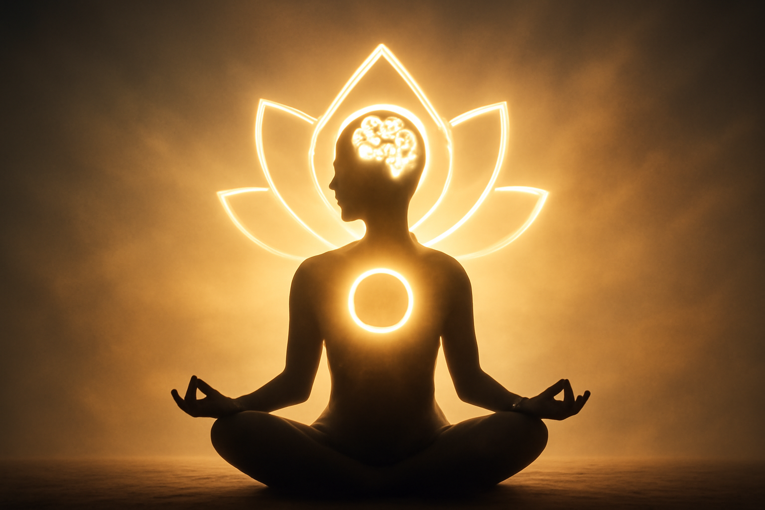 Person meditating in a garden with mind, body, spirit balance; Holistic Healing for Mental Health.