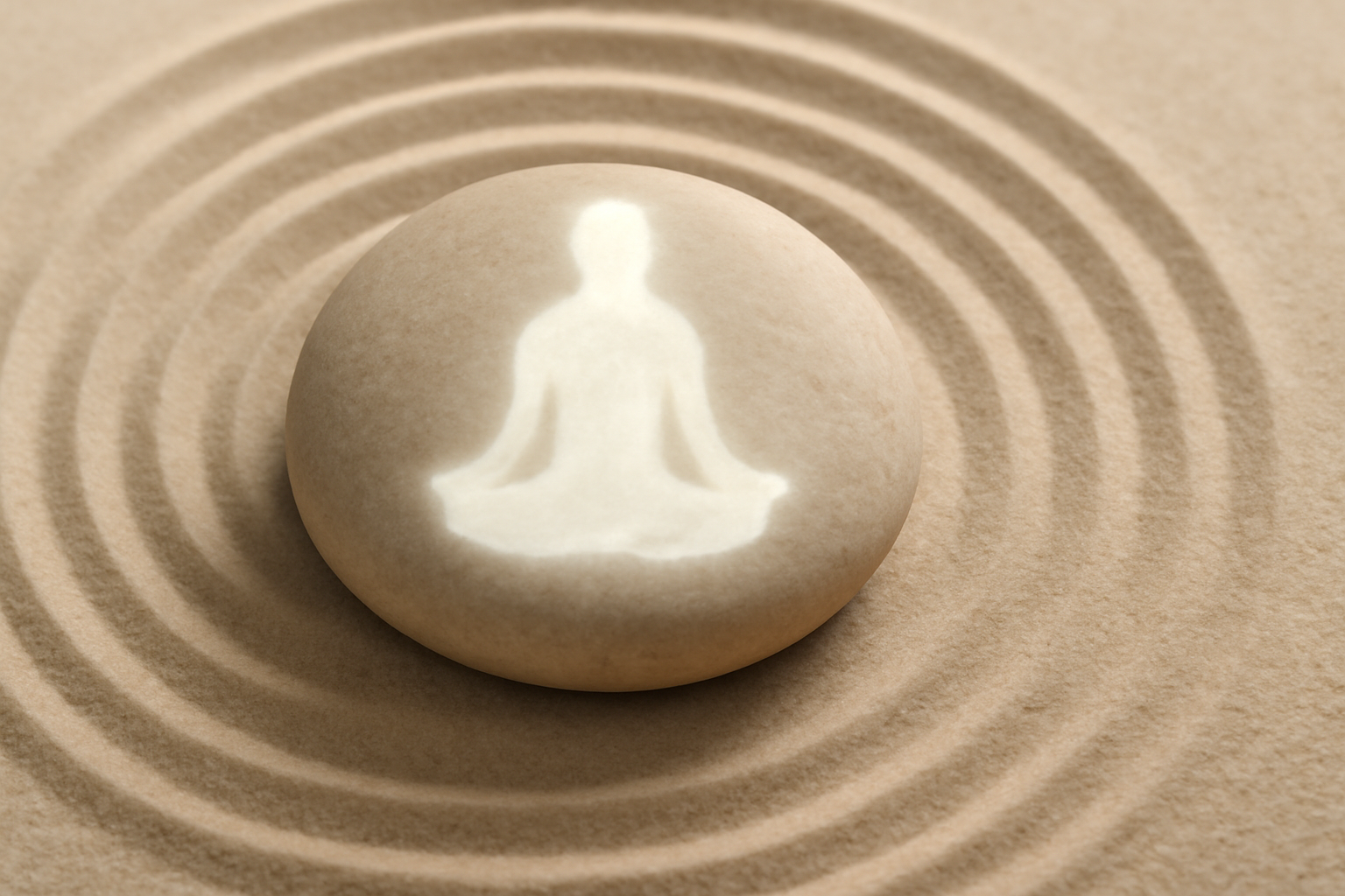 Calm person meditating with soft orbs beside the title Past Life Regression Therapy Guide for Insight