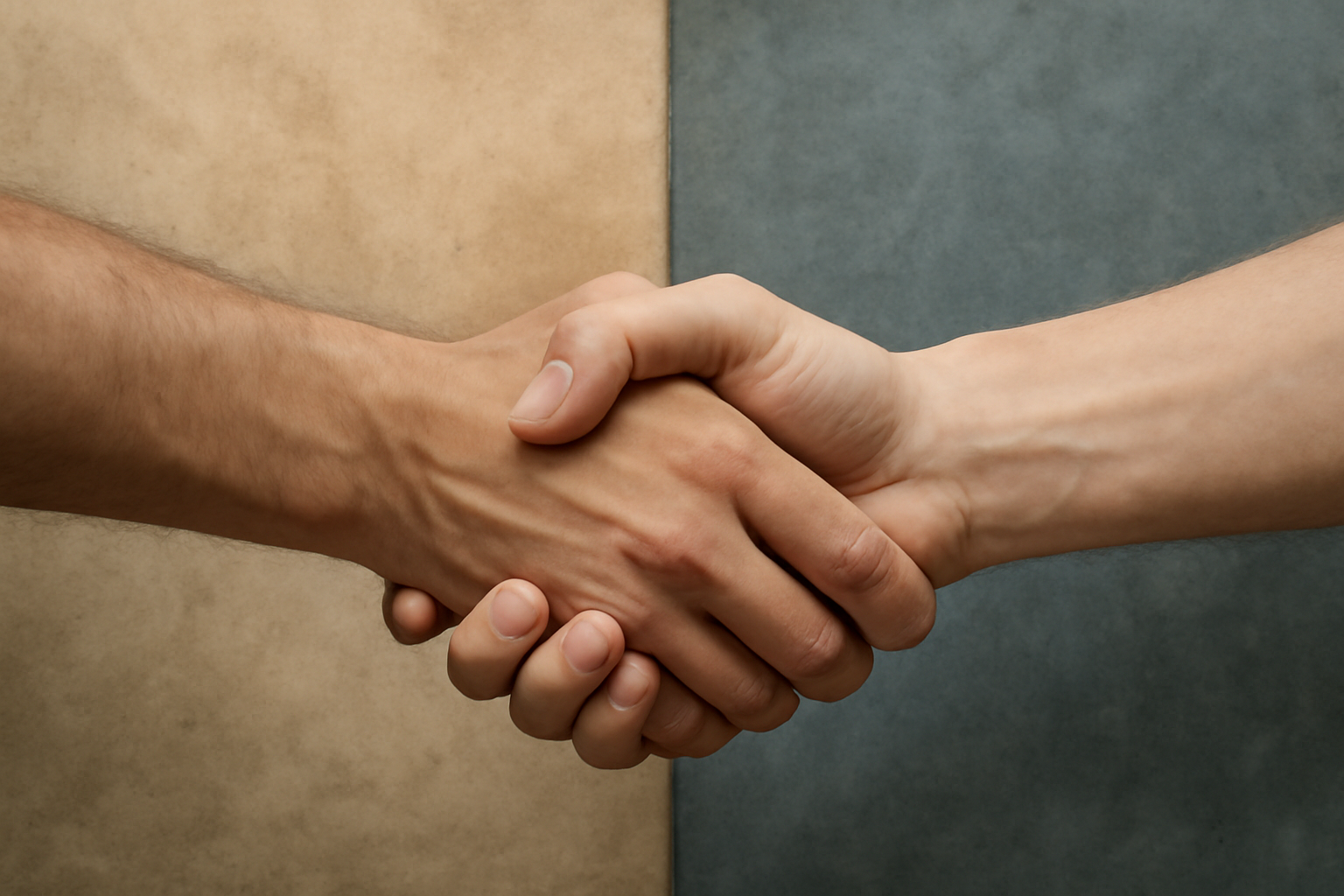 Two people calmly resolving a disagreement, illustrating practical conflict resolution for everyday life.