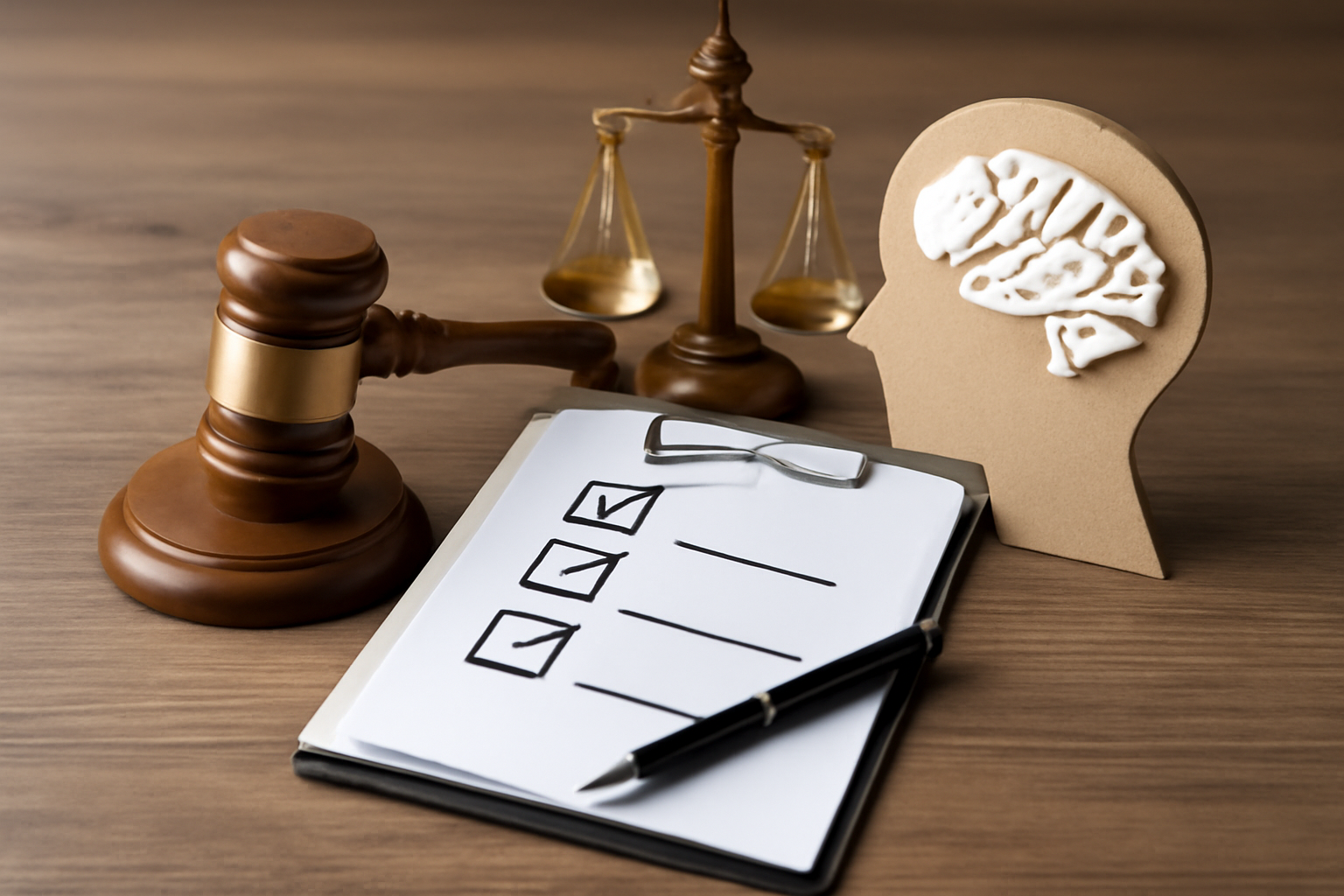 Clinician studies regulatory compliance guidelines for psychiatry practice and continuing education.