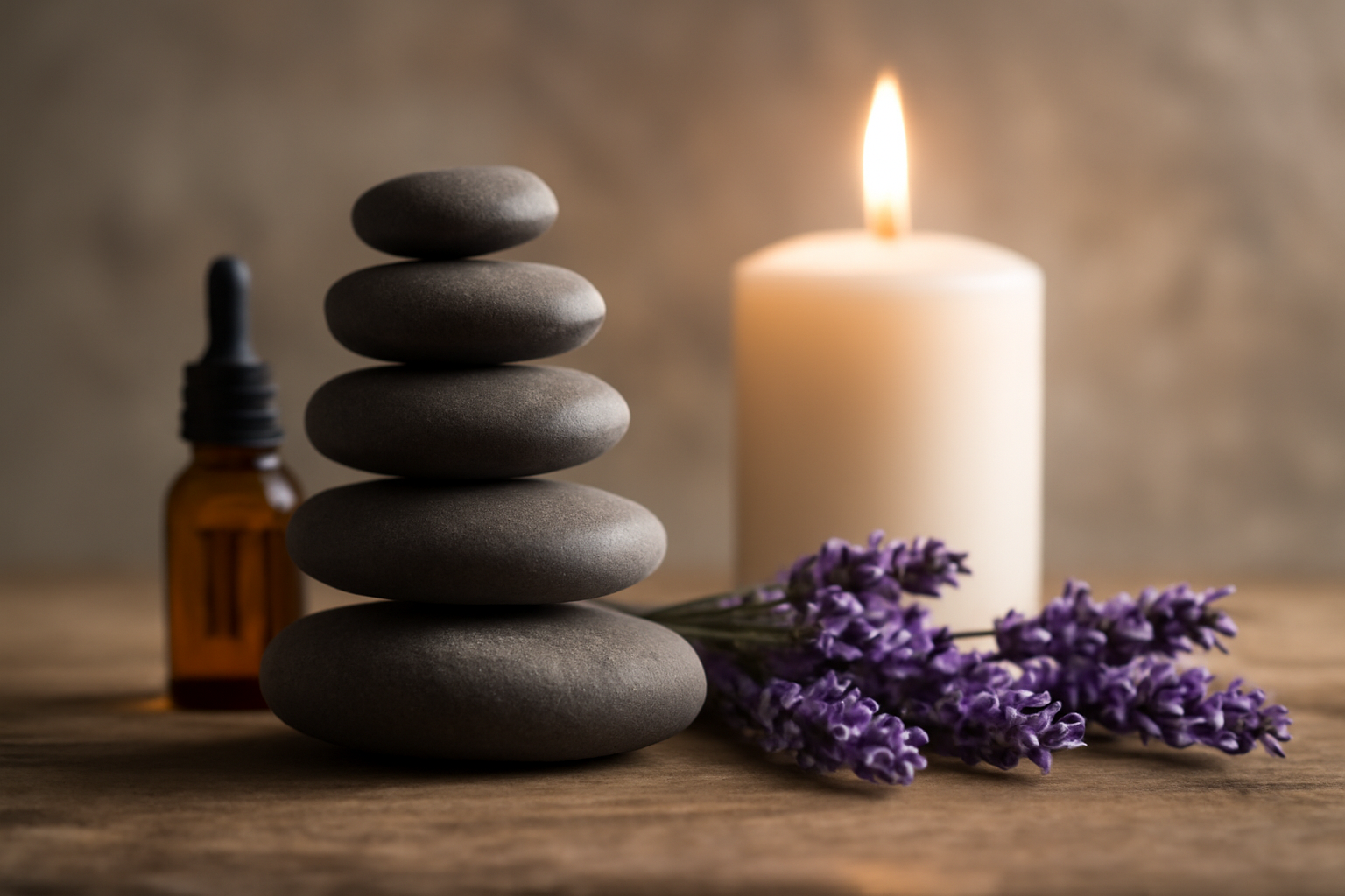 Calm scene: a person meditates beside a title card about evidence-based PTSD recovery and sleep therapies.