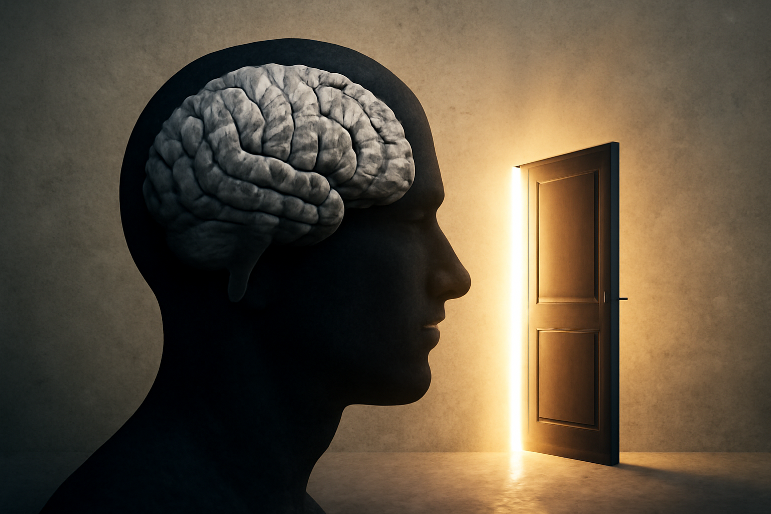 Person reads a Vraylar cariprazine guide for schizophrenia and bipolar disorder beside a pill bottle.