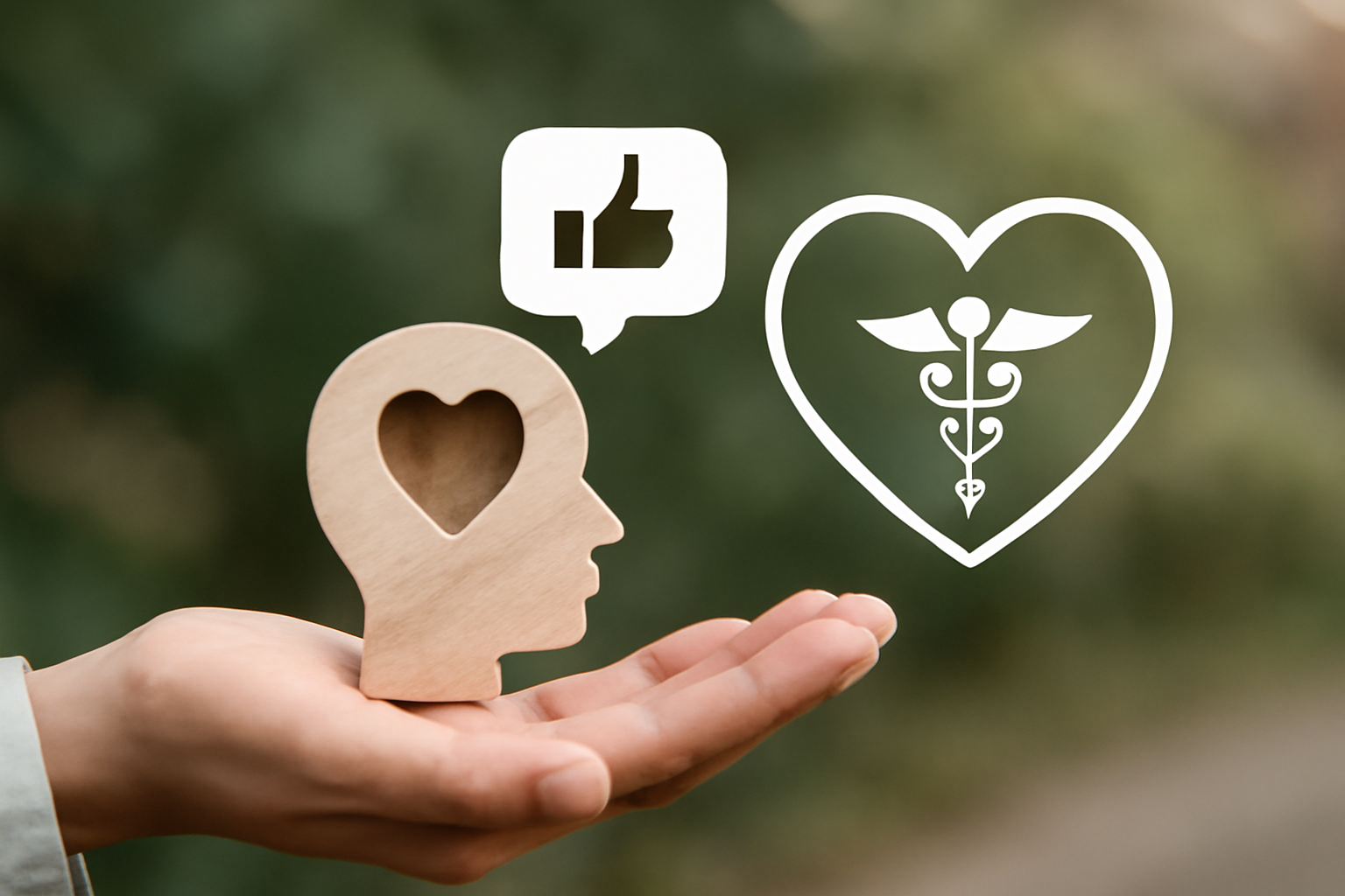 Therapist at desk using laptop with social icons; blog: Effective Social Media Marketing for Psychologists.