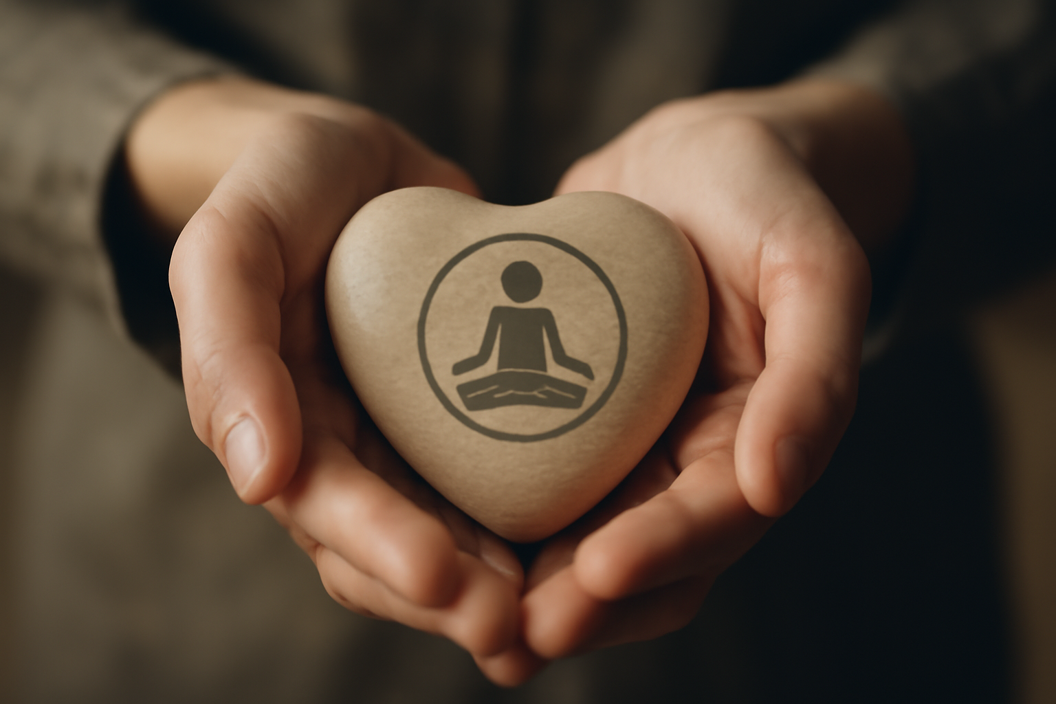 Diverse mental health practitioners collaborate around a table with care plans and holistic icons.