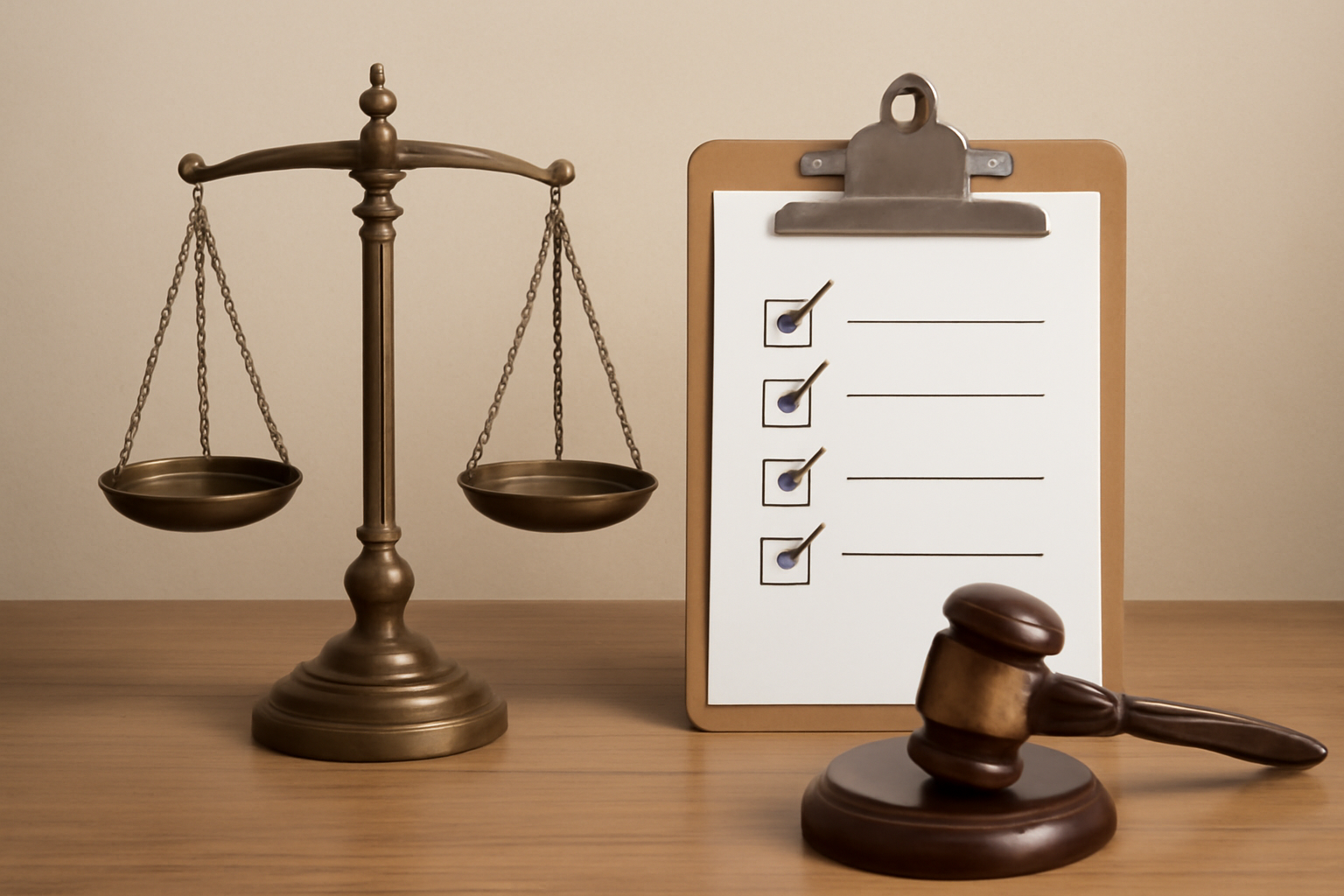 Desk with a checklist, laptop, and forms for Compliance Essentials for Starting a Psychology Practice