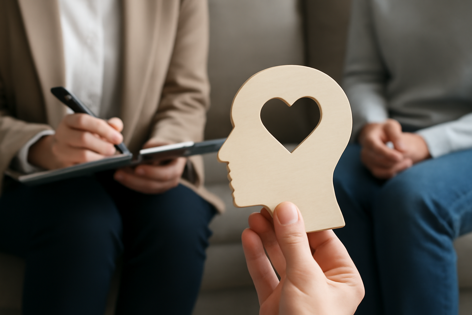 Therapist and client discuss what to expect in therapy appointments; A Practical Guide