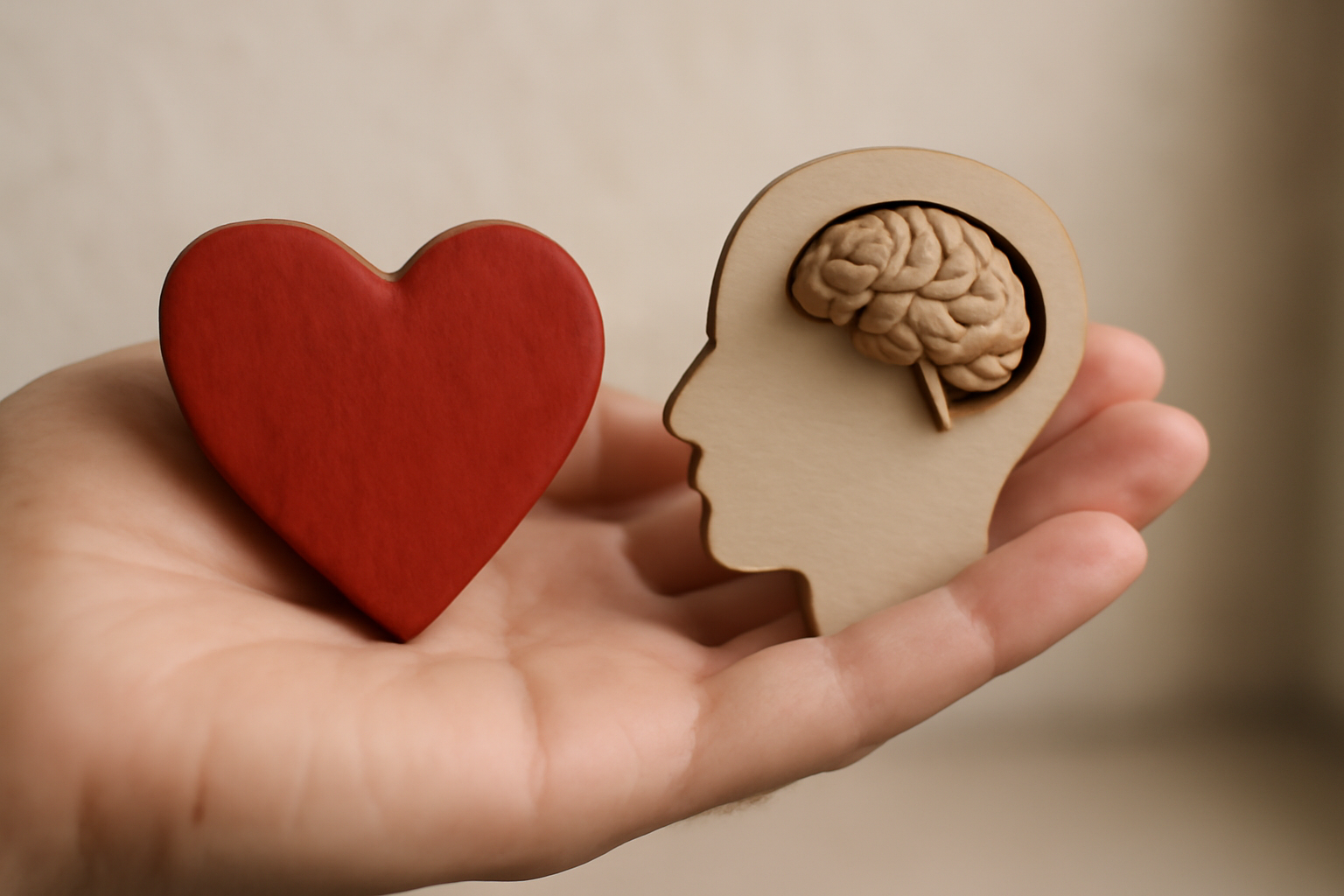 Calm person journaling; blog post title 'Therapy for Self Criticism Based on Logic and Compassion' visible.