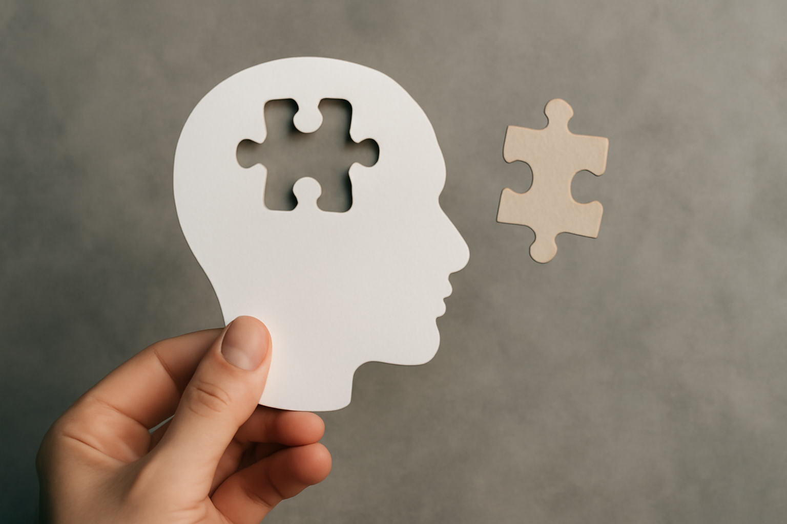 Person reading beside a brain diagram and checklist on ADHD key features, diagnosis, and treatment options.